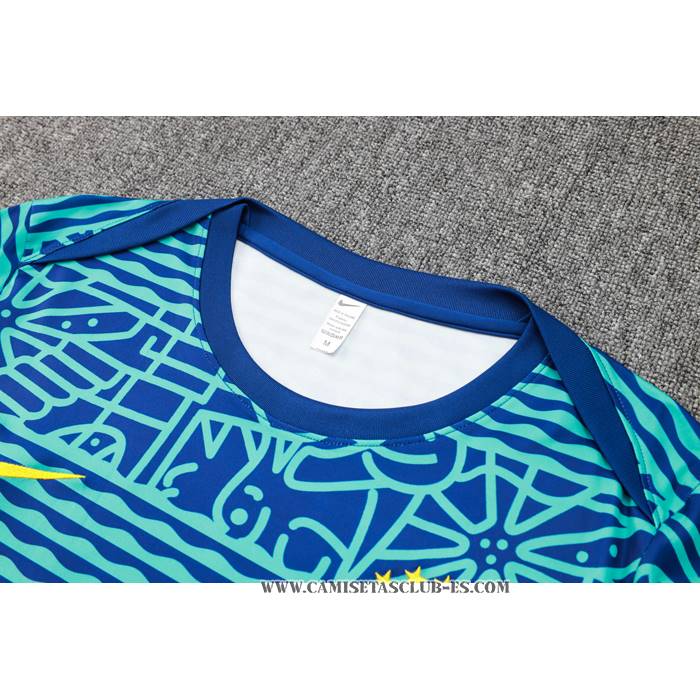 Chandal del Brasil 24-25 Manga Corta Verde - Pantalon Corto